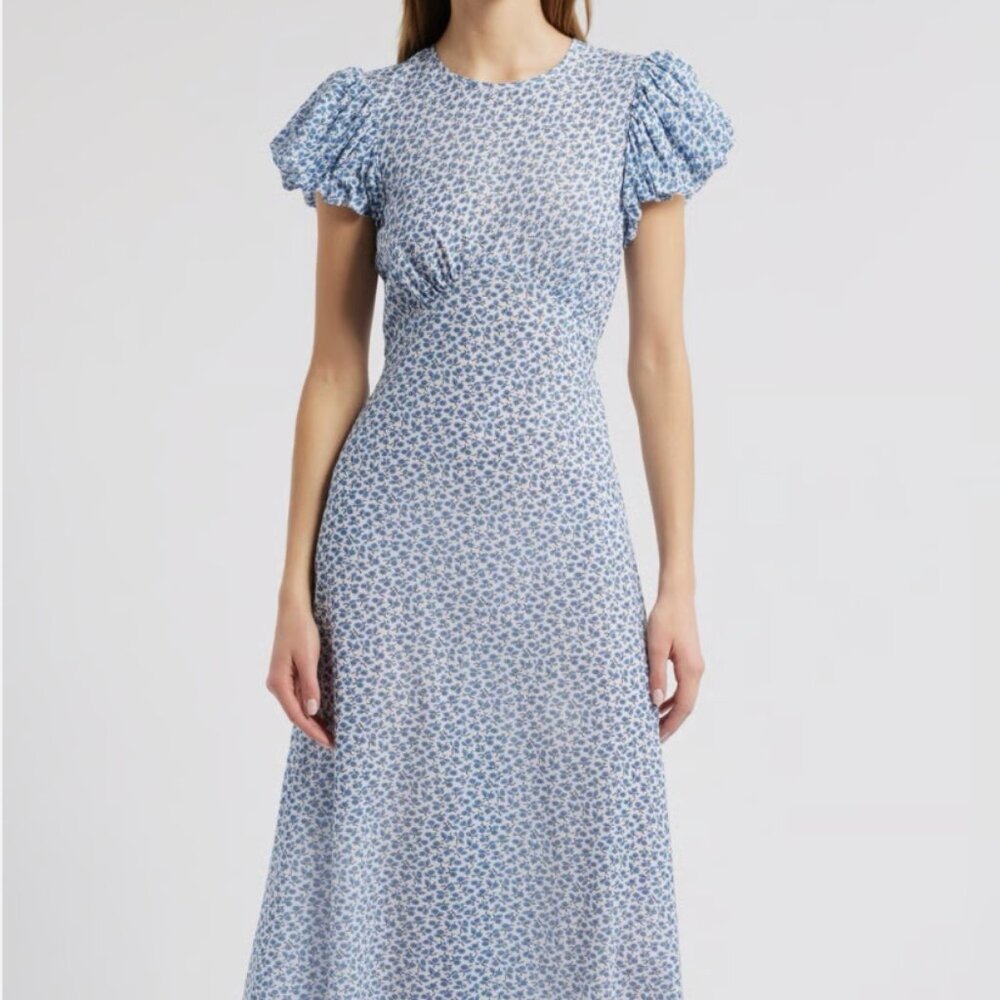 Doen Romina midi floral dress
